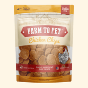 Farm To Pet Chicken Chips for Dogs | All-Natural Single-Ingredient Dog Treats Chip