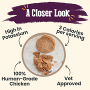 Farm To Pet Chicken Crumbles Cat Treats | Single-Ingredient Treats for Cats Crumble
