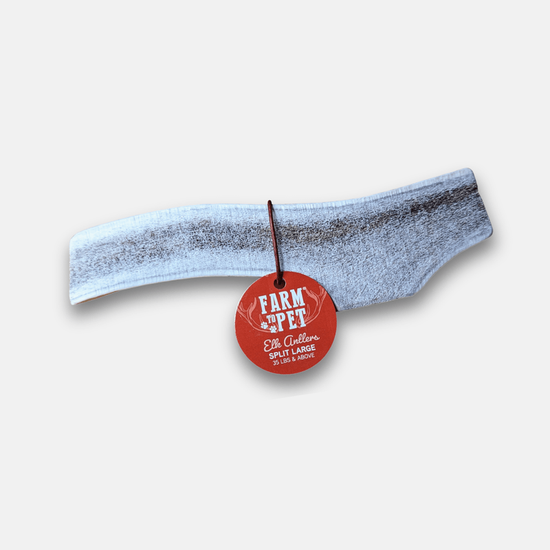 Farm To Pet Elk Antler Dog Chews | All-Natural Whole and Split Elk Antler Chews for Dogs Antler Dog Chew