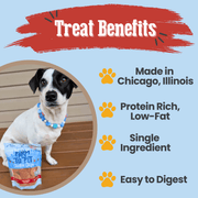 Farm To Pet Chicago Chicken Chips for Dogs | Dog Treats To Celebrate Our Hometown Chip