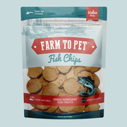 Farm To Pet Fish Chips for Dogs | Wild-Caught Fish Dog Treats Chip