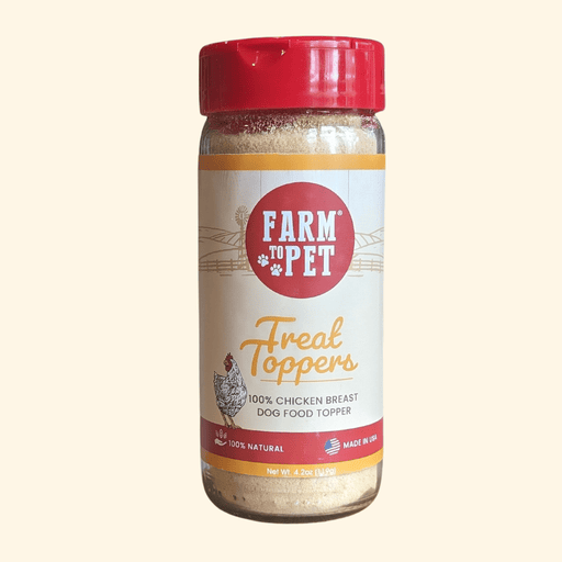Farm To Pet Treat Topper Chicken Dog Food Topper | Healthy Meal Supplement for Dogs Topper