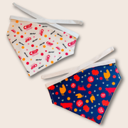 Farm To Pet Tie-on Dog Bandana | Adjustable String-tie Bandana for Dogs and Cats Bandana
