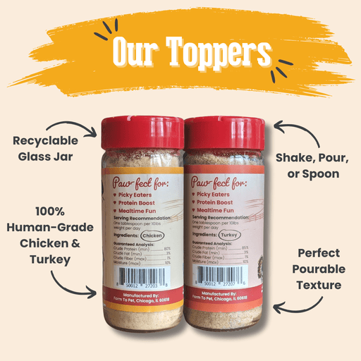 Farm To Pet Chicken & Turkey Dog Food Topper Bundle Bundle