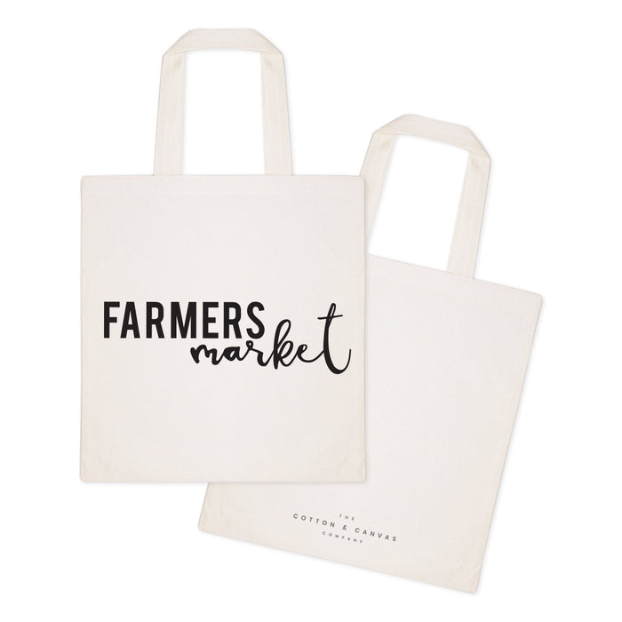 Farmers Market Cotton Canvas Tote Bag by The Cotton & Canvas Co.