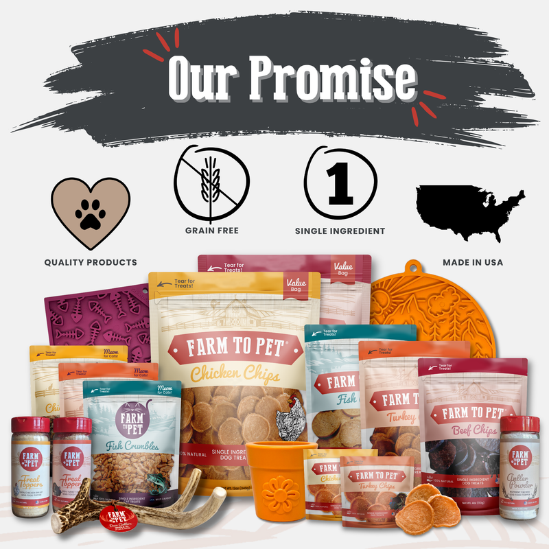 Farm To Pet Deer Antler Dog Chews | Organic Chews for Dogs Antler Dog Chew