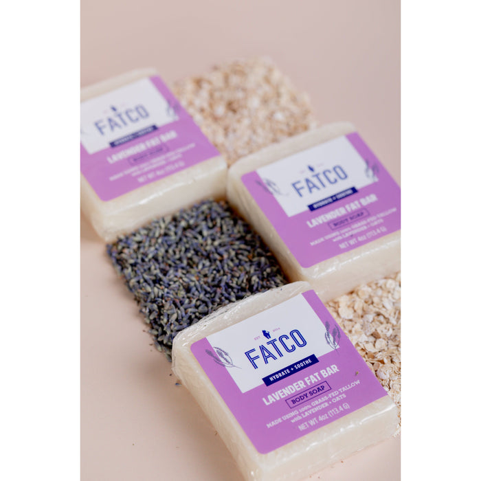 Fatco Skincare Products - Lavender Fat Bar, 4 Oz