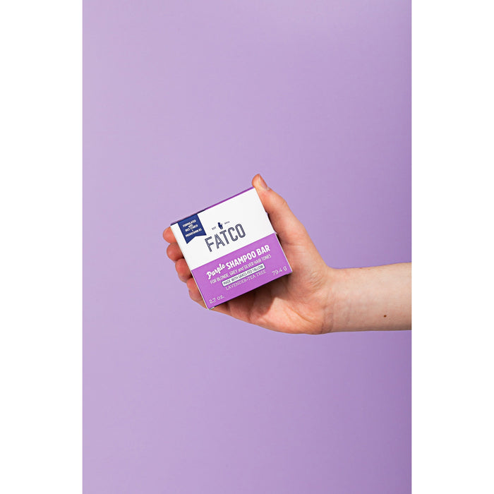 Purple Shampoo Bar by FATCO Skincare Products