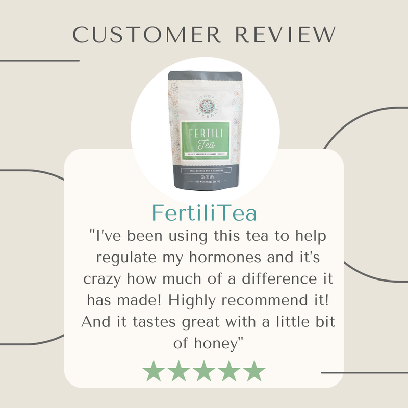 Euphoric Herbals FertiliTea Hormone Balancing Tea Herbal Tea