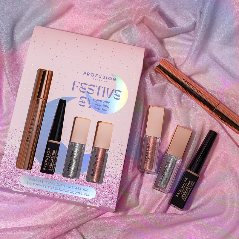Profusion Cosmetics Festive Eyes 4 PC Eye Set Eyes