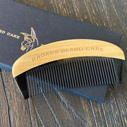 Badass Beard Care Fine Tooth Ox Horn Comb COMB
