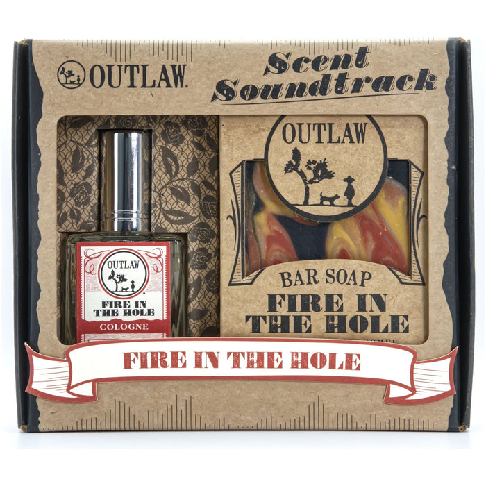 Outlaw Cologne & Handmade Soap Gift Set - The Scent Soundtrack