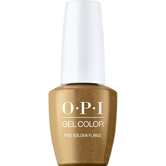 iNAIL SUPPLY - iNAIL SUPPLY - OPI Gel Color - Terribly Nice Holiday 2023 - Five Golden Flings HP Q02