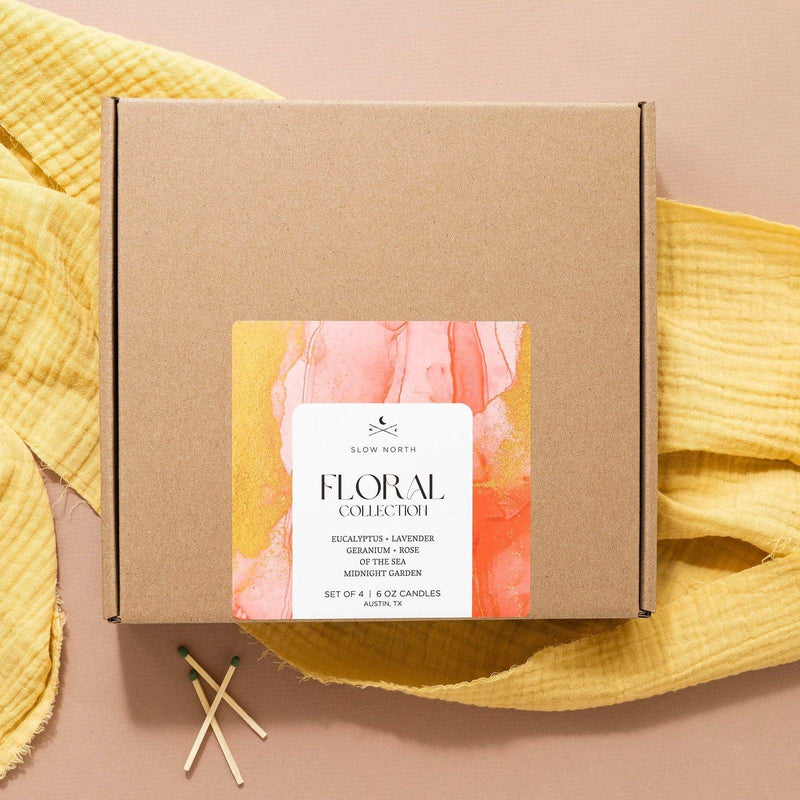 Slow North Floral Collection - 4 Pack Collection Box