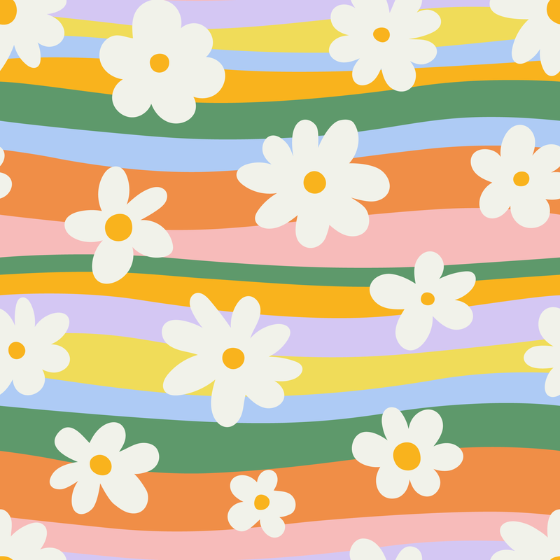 Peelz Floral Swirls Dexcom G6 Transmitter Sticker Peelz/Stickers