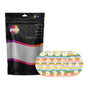 Peelz Floral Swirls Patch  Tape Designed for the FreeStyle Libre 2 Patch Medical Tape