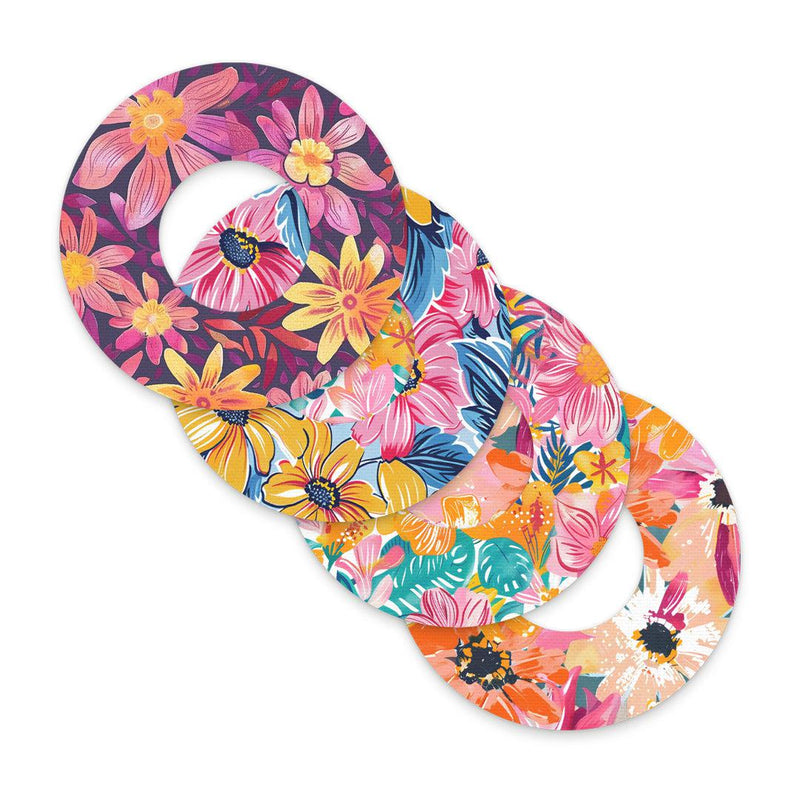 Peelz Floral Variety Freestyle Libre 2 Patch Tape - Pump Peelz Patch Medical Tape