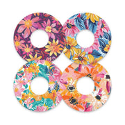 Peelz Floral Variety FreeStyle Libre 3 Plus & Lingo  Patch Tape - Pump Peelz Patch Medical Tape