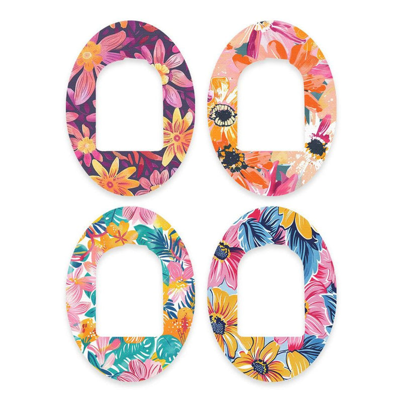Peelz Floral Variety Pod Patch Tape - Pump Peelz Patch Medical Tape