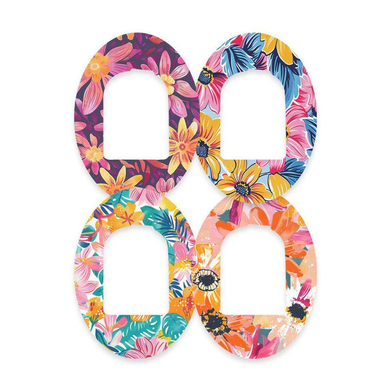 Peelz Floral Variety Pod Patch Tape - Pump Peelz Patch Medical Tape
