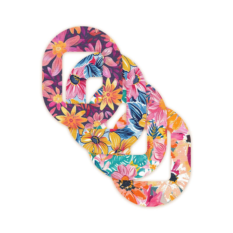 Peelz Floral Variety Tandem Mobi Patch Tape - Pump Peelz Patch Medical Tape
