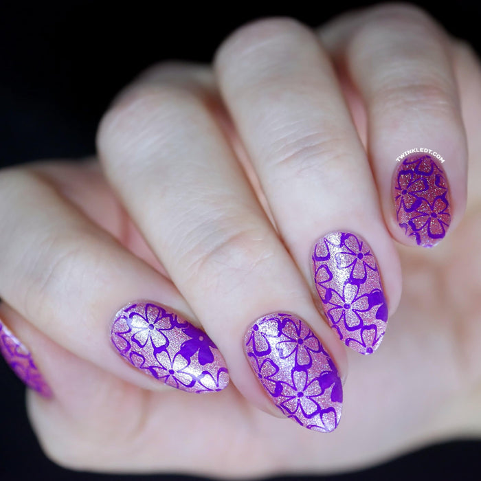 Twinkled T - Floral Stamping Plate