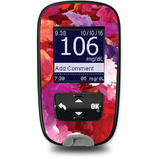 Peelz Flower Bouquet Sticker for the Accu-Chek Guide Glucometer Peelz/Stickers