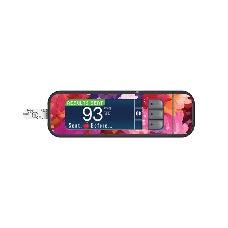 Peelz Flower Bouquet for Bayer Contour Next Glucometer Peelz/Stickers