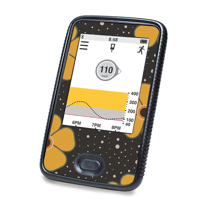 Peelz Flower Power DEXCOM G6 Touchscreen Receiver Peelz/Stickers