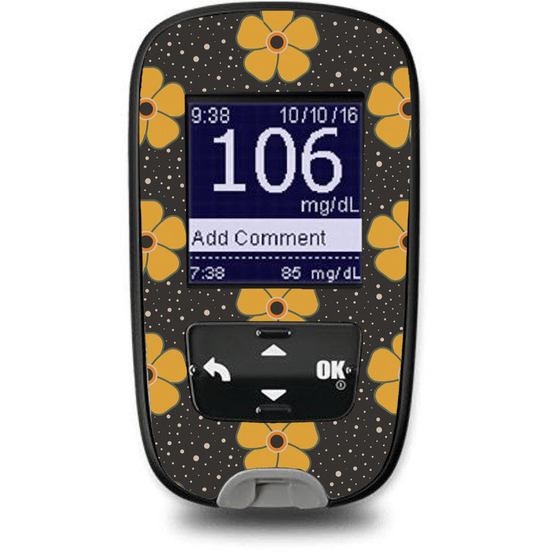 Peelz Flower Power Sticker for the Accu-Chek Guide Glucometer Peelz/Stickers
