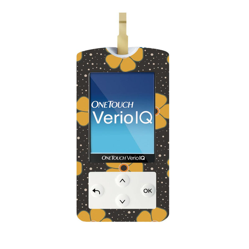 Peelz Flower Power for OneTouch Verio IQ Glucometer Peelz/Stickers