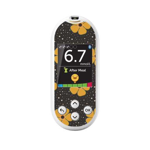 Peelz Flower Power for OneTouch Verio Reflect Glucometer Peelz/Stickers