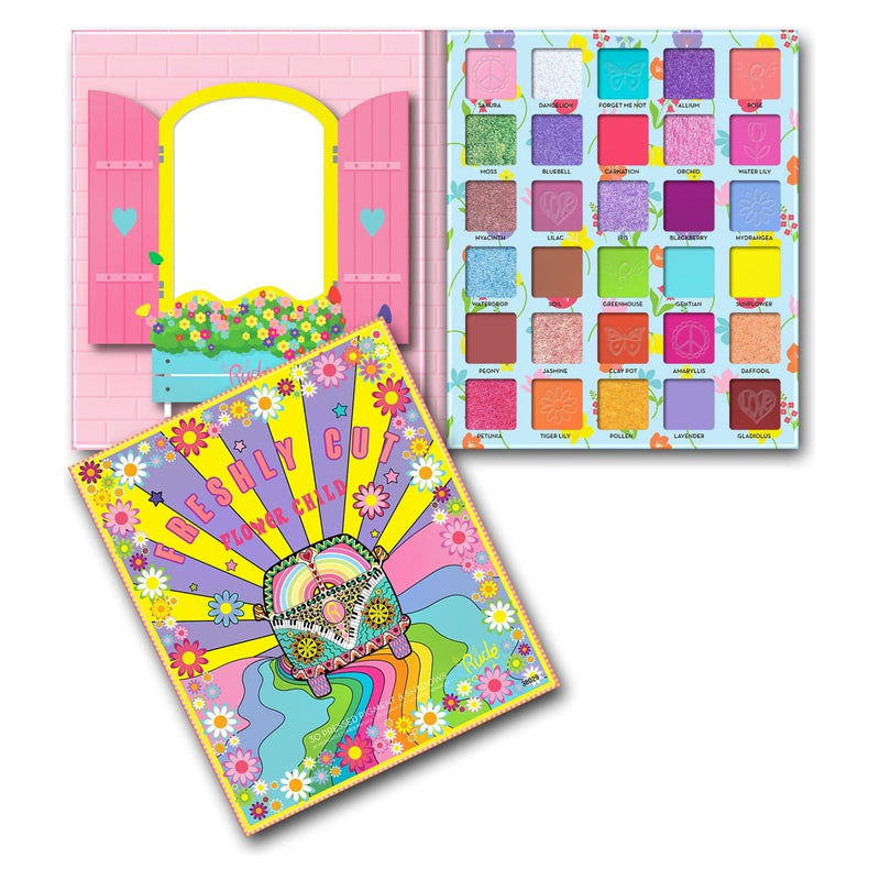 Rude Cosmetics Flower Child 30 Pressed Pigment & Shadows - Freshly Cut Eyeshadow