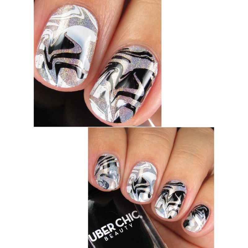 UberChic Beauty Fluid Movement - Liquid Textures Stamping Plate