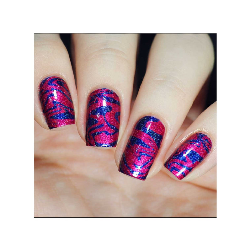 UberChic Beauty Fluid Movement - Liquid Textures Stamping Plate