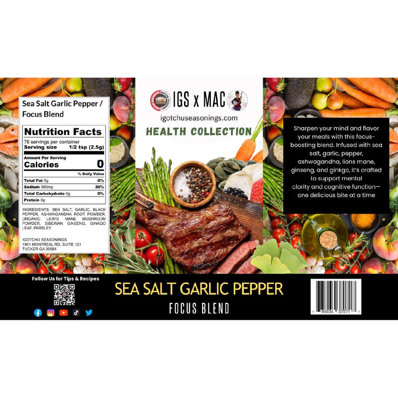 Igotchu Seasonings The 8 oz Health Collection Collab Bundle