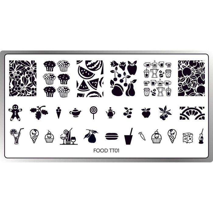 Twinkled T - Food Stamping Plate