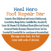 By Robin Creations Heel Hero - Foot Repair Solid Lotion Bar with Soothing Arnica & Calendula Foot Care