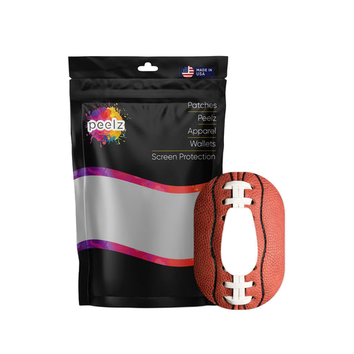 Peelz Football Dexcom G6 Patch Tape - Pump Peelz Patch Medical Tape