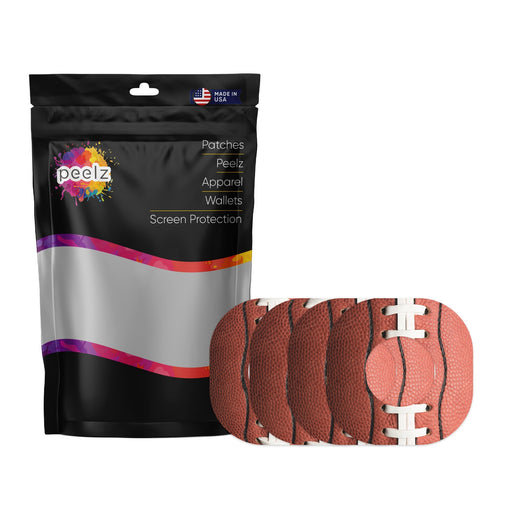 Peelz Football Dexcom G7 and Stelo Patch Tape - Pump Peelz Patch Medical Tape