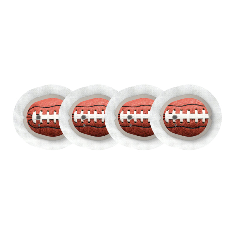 Peelz Football Sticker Designed for the DEXCOM G7 and Stelo Transmitter Peelz/Stickers