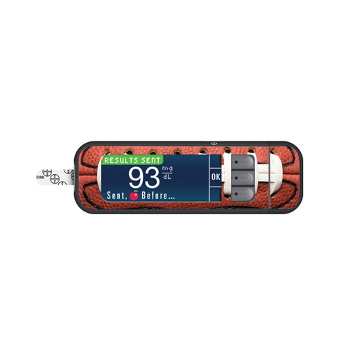 Peelz Football Sticker for Bayer Contour Next Glucometer Peelz/Stickers