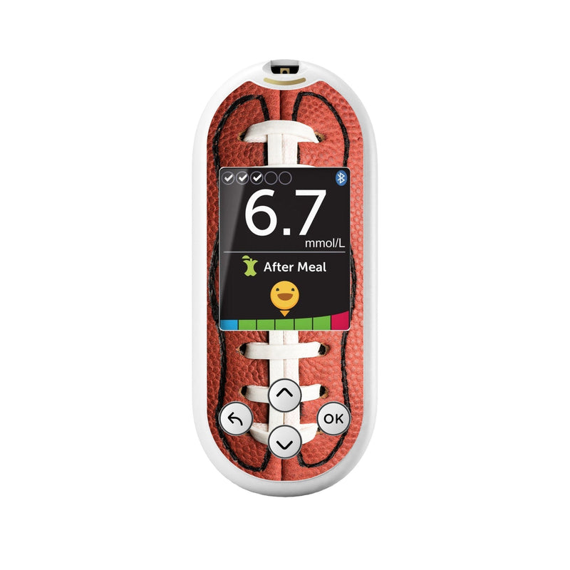 Peelz Football for OneTouch Verio Reflect Glucometer Peelz/Stickers