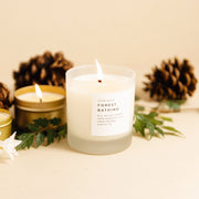 Slow North Forest Bathing - Signature Candle (Fir + Pine + Patchouli) Frosted Candles