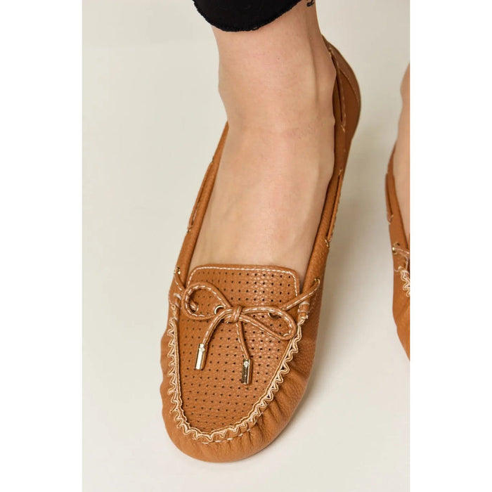 Forever Link Bow Decor Flat Loafers