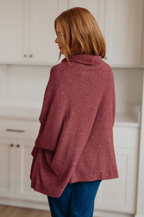 Cowl Neck Poncho