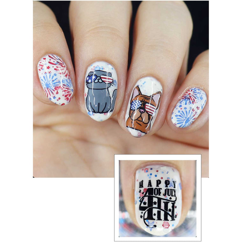 UberChic Beauty Fourth of July-03 Stamping Plate