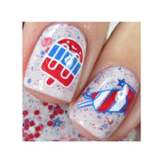 UberChic Beauty Fourth of July Kawaii Stamping Plate
