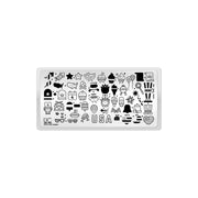 UberChic Beauty Fourth of July Kawaii Stamping Plate
