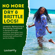Locsanity Rosewater and Peppermint Moisturizing and Nourishing Conditioner Shampoo & Conditioning